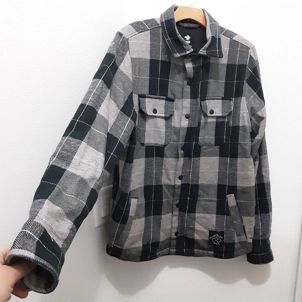 Rabbit High Country Jacket Rm266 Plaid Snap-button - Picture 4 of 6